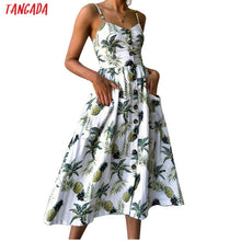 Load image into Gallery viewer, Loose Straps Sleeveless Dress Elegant  Casual - red-que