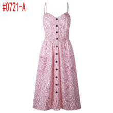 Load image into Gallery viewer, Loose Straps Sleeveless Dress Elegant  Casual - red-que