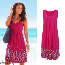 Load image into Gallery viewer, Loose Straps Sleeveless Dress Elegant  Casual - red-que