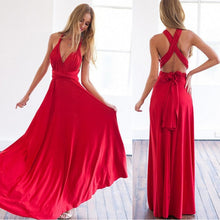 Load image into Gallery viewer, Loose Straps Sleeveless Dress Elegant  Casual - red-que