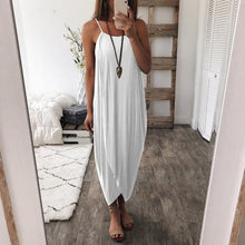 Load image into Gallery viewer, Loose Straps Sleeveless Dress Elegant  Casual - red-que