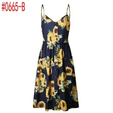 Load image into Gallery viewer, Loose Straps Sleeveless Dress Elegant  Casual - red-que