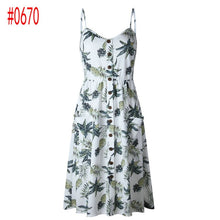 Load image into Gallery viewer, Loose Straps Sleeveless Dress Elegant  Casual - red-que
