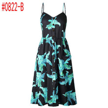 Load image into Gallery viewer, Loose Straps Sleeveless Dress Elegant  Casual - red-que