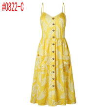 Load image into Gallery viewer, Loose Straps Sleeveless Dress Elegant  Casual - red-que