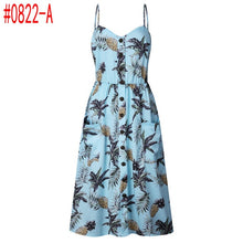 Load image into Gallery viewer, Loose Straps Sleeveless Dress Elegant  Casual - red-que