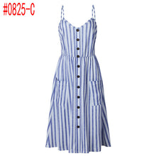 Load image into Gallery viewer, Loose Straps Sleeveless Dress Elegant  Casual - red-que