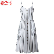 Load image into Gallery viewer, Loose Straps Sleeveless Dress Elegant  Casual - red-que