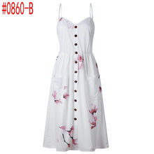 Load image into Gallery viewer, Loose Straps Sleeveless Dress Elegant  Casual - red-que