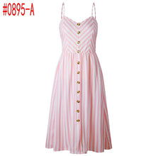 Load image into Gallery viewer, Loose Straps Sleeveless Dress Elegant  Casual - red-que