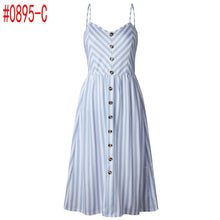 Load image into Gallery viewer, Loose Straps Sleeveless Dress Elegant  Casual - red-que
